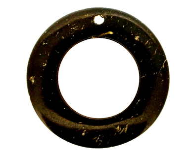 Pingente argola coco - 3.4 cm (un) CC-393
